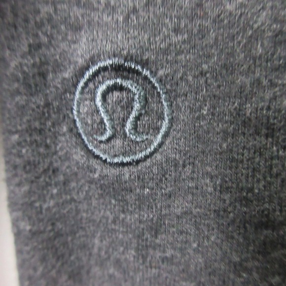 Lululemon Men Charcoal Gray Full Zip Hoodie Athleisure Activewear Size L Lounge - Picture 7 of 9